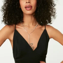 Trendyol Collection Kleid - Schwarz - Skater Damen Kleider 190117343 -Deutschland Lady Echt Verkaufs-Shop 2 org zoom 221