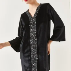 Armonika Kleid - Schwarz - A-Linie Damen Kleider 456994902 -Deutschland Lady Echt Verkaufs-Shop 2 org zoom 233