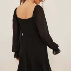 NA-KD Kleid - Schwarz - Basic Damen Kleider 729445840 -Deutschland Lady Echt Verkaufs-Shop 2 org zoom 255