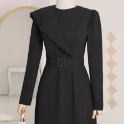 Modamorfo Kleid - Schwarz - A-Linie Damen Bekleidung 410076252 -Deutschland Lady Echt Verkaufs-Shop 2 org zoom 269