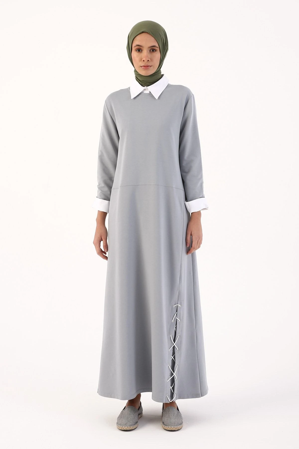 ALLDAY Kleid - Grau - A-Linie 4 ALLDAY Kleid - Grau - A-Linie – Bild 2