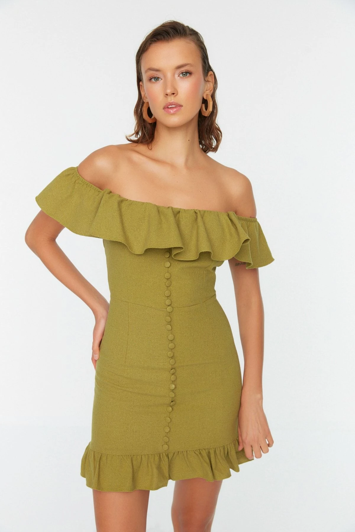 Trendyol Collection Kleid - Grün - Bodycon Damen Kleider 238945115 3 Trendyol Collection Kleid - Grün - Bodycon Damen Kleider 238945115