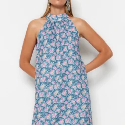 Trendyol Collection Kleid - Mehrfarbig - Shift Damen Kleider 704816799 -Deutschland Lady Echt Verkaufs-Shop 2 org zoom 287