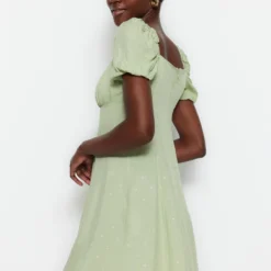 Trendyol Collection Kleid - Blau - A-Linie Damen Kleider 411336352 -Deutschland Lady Echt Verkaufs-Shop 2 org zoom 321