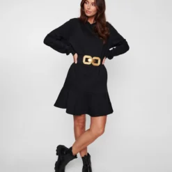 Threadbare Kleid - Schwarz - Basic Damen Kleider 669853135 -Deutschland Lady Echt Verkaufs-Shop 2 org zoom 342