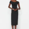 Trendyol Collection Kleid - Schwarz - Bodycon Damen Kleider 381002200