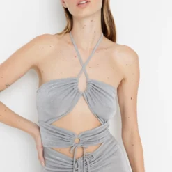 Trendyol Collection Kleid - Silberfarben - Bodycon Damen Kleider 356742027 -Deutschland Lady Echt Verkaufs-Shop 2 org zoom 39