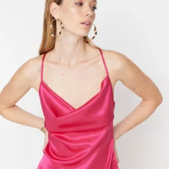 Trendyol Collection Kleid - Rosa - Shift Damen Kleider 355583611 -Deutschland Lady Echt Verkaufs-Shop 2 org zoom 391