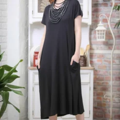 Chiccy Kleid - Schwarz - Basic Damen Kleider 35546641 -Deutschland Lady Echt Verkaufs-Shop 2 org zoom 40