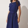 Happiness İstanbul Kleid - Dunkelblau - A-Linie -Deutschland Lady Echt Verkaufs-Shop 2 org zoom 400