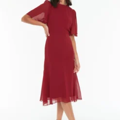 Trendyol Collection Kleid - Bordeaux - A-Linie Damen Kleider 76083133