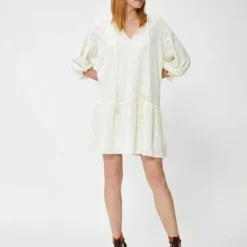 Koton Kleid - Ecru - A-Linie Damen Kleider 722856834 -Deutschland Lady Echt Verkaufs-Shop 2 org zoom 411