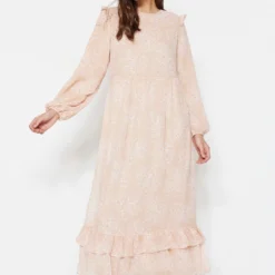 TRENDYOL MODEST Kleid - Rosa - A-Linie Damen Kleider 378606920 -Deutschland Lady Echt Verkaufs-Shop 2 org zoom 424