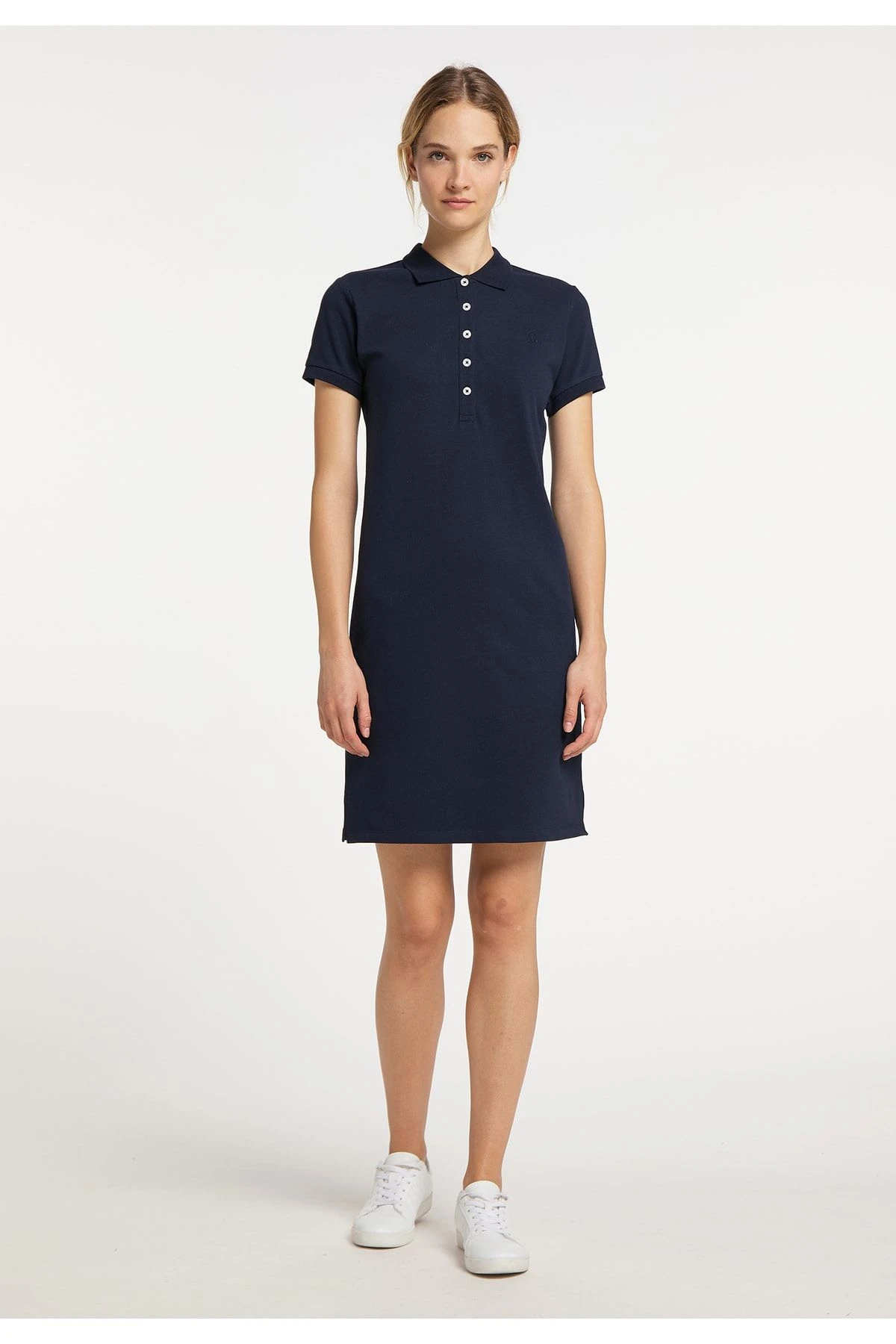 Dreimaster Kleid - Blau - Basic Damen Kleider 686078070 3 Dreimaster Kleid - Blau - Basic Damen Kleider 686078070