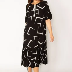 Şans Große Größen In Kleid - Schwarz - Basic Damen Kleider 330117866 -Deutschland Lady Echt Verkaufs-Shop 2 org zoom 487