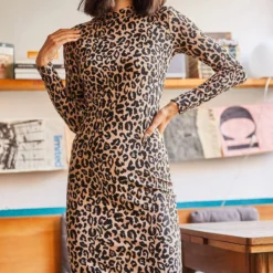 Olalook Kleid - Mehrfarbig - Basic Damen Kleider 166819260 -Deutschland Lady Echt Verkaufs-Shop 2 org zoom 49