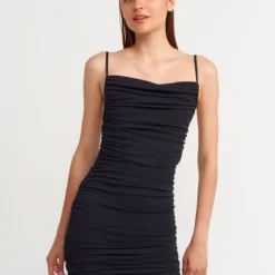 Dilvin Kleid - Schwarz - Bodycon Damen Kleider 303732001 -Deutschland Lady Echt Verkaufs-Shop 2 org zoom 510