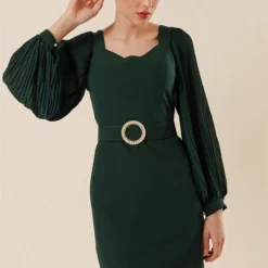 By Saygı Kleid - Grün - A-Linie Damen Kleider 679222965 6 By Saygı Kleid - Grün - A-Linie Damen Kleider 679222965 -Deutschland Lady Echt Verkaufs-Shop 2 org zoom 515