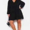 Trendyol Curve Große Größen In Kleid - Schwarz - Shift