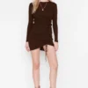 Trendyol Collection Kleid - Braun - Bodycon Damen Kleider 276922213