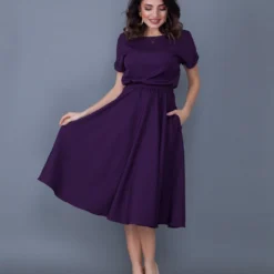 Lovebox Kleid - Lila - A-Linie Damen Bekleidung 646727910 -Deutschland Lady Echt Verkaufs-Shop 2 org zoom 621