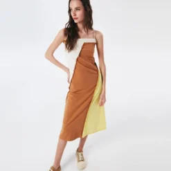 Twist Kleid - Braun - A-Linie Damen Kleider 286347906 -Deutschland Lady Echt Verkaufs-Shop 2 org zoom 646