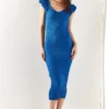 Olalook Kleid - Blau - A-Linie Damen Kleider 729647167
