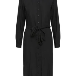 Pieces Kleid - Schwarz - Blusenkleid Damen Kleider 647895684