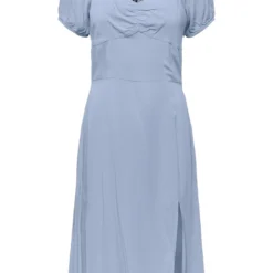 Pieces Kleid - Blau - A-Linie Damen Kleider 712872838