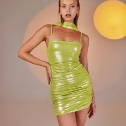 HOLLY LOLLY Kleid - Grün - A-Linie Damen Kleider 748044299 -Deutschland Lady Echt Verkaufs-Shop 2 org zoom 75