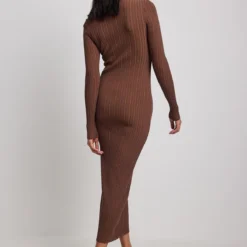 NA-KD Kleid - Braun - Bodycon Damen Kleider 730766703 -Deutschland Lady Echt Verkaufs-Shop 2 org zoom 774