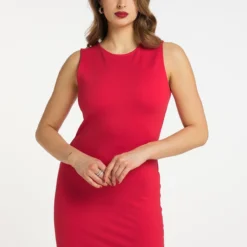 Faina Kleid - Rot - Basic -Deutschland Lady Echt Verkaufs-Shop 2 org zoom 780