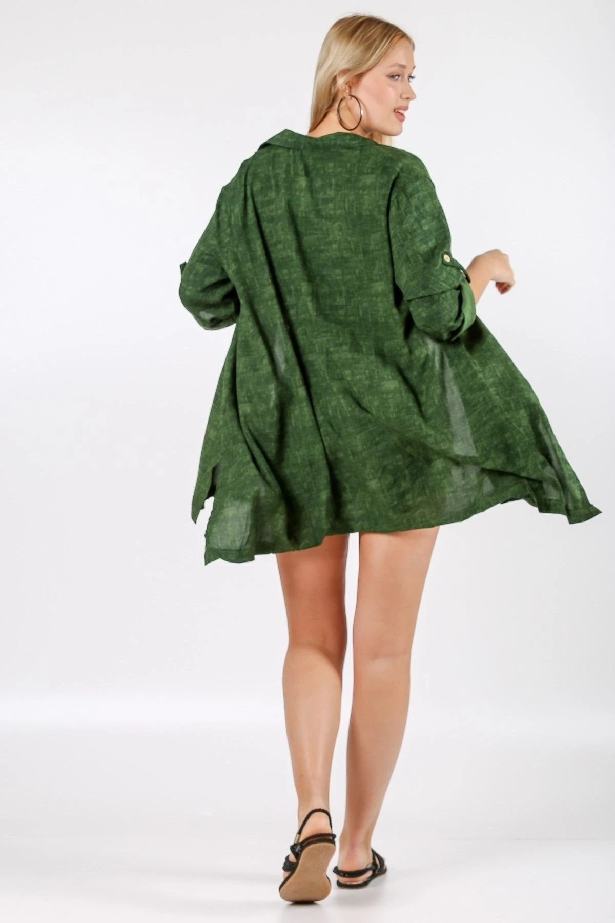 Chiccy Kleid - Grün - A-Linie Damen Kleider 682220272 4 Chiccy Kleid - Grün - A-Linie Damen Kleider 682220272 – Bild 2