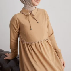 InStyle Kleid - Beige - A-Linie Damen Kleider 272049010 -Deutschland Lady Echt Verkaufs-Shop 2 org zoom 821