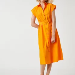 Koton Kleid - Orange - A-Linie Damen Kleider 360333285 -Deutschland Lady Echt Verkaufs-Shop 2 org zoom 822