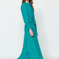 TRENDYOL MODEST Kleid - Grün - Blusenkleid Damen Kleider 411874715