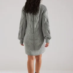 NA-KD Kleid - Grau - Basic Damen Kleider 695854330 -Deutschland Lady Echt Verkaufs-Shop 2 org zoom 862