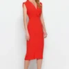 Trendyol Collection Kleid - Rot - Shift Damen Kleider 665595897 -Deutschland Lady Echt Verkaufs-Shop 2 org zoom 869