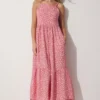 Happiness İstanbul Kleid - Rosa - A-Linie Damen Kleider 673777774