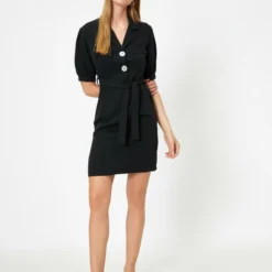 Koton Kleid - Schwarz - A-Linie Damen Kleider 46841401 -Deutschland Lady Echt Verkaufs-Shop 2 org zoom 90