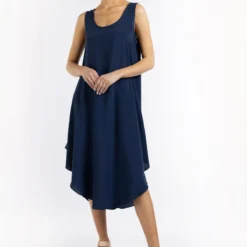 RISA Kleid - Blau - Basic Damen Kleider 653370019 -Deutschland Lady Echt Verkaufs-Shop 2 org zoom 911