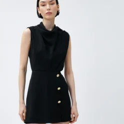 Koton Kleid - Schwarz - Basic Damen Kleider 670782850 -Deutschland Lady Echt Verkaufs-Shop 2 org zoom 972