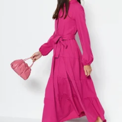 TRENDYOL MODEST Kleid - Rosa - Basic Damen Kleider 655859243 -Deutschland Lady Echt Verkaufs-Shop 2 org zoom 975