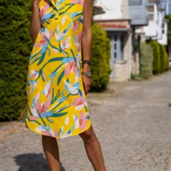 Güneşkızı Kleid - Gelb - A-Linie -Deutschland Lady Echt Verkaufs-Shop 2 org zoom 985