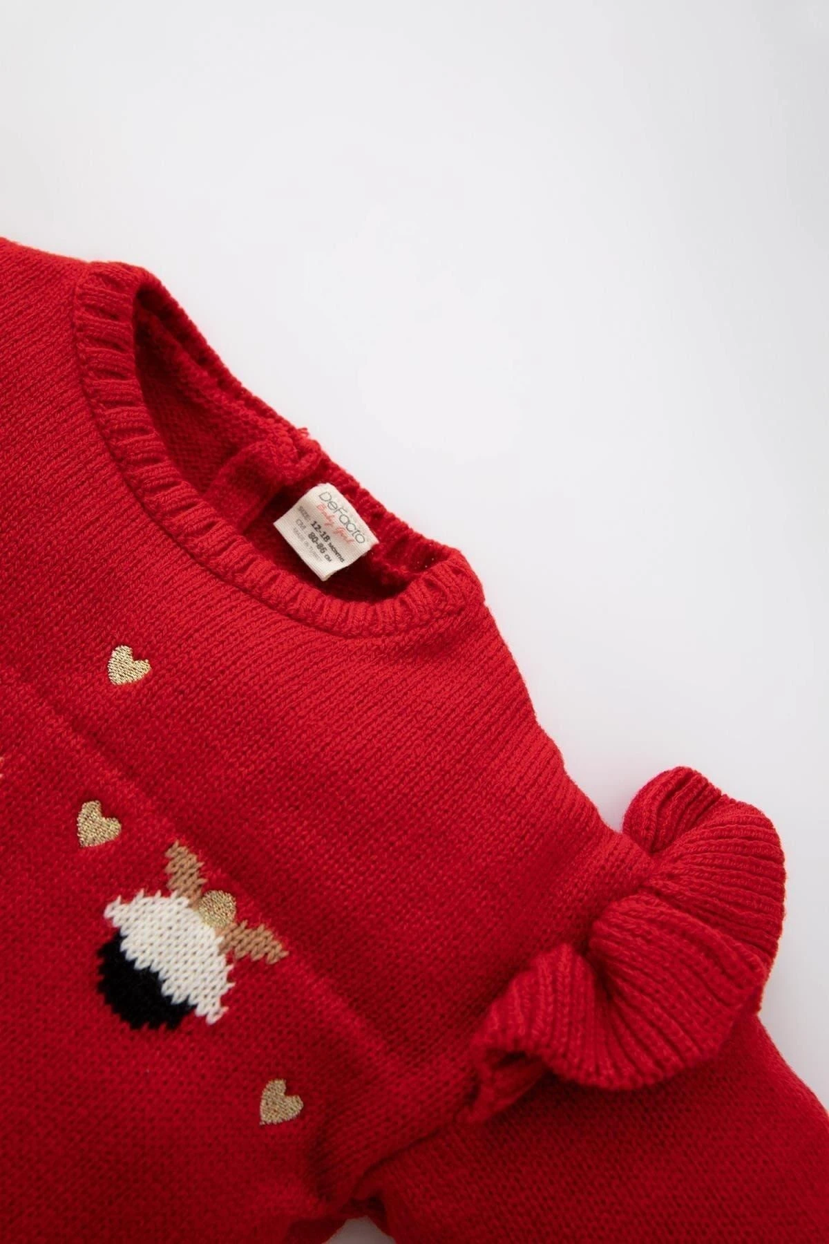 Defacto Kleid - Rot - A-Linie Kinder Kleider 359391071 5 Defacto Kleid - Rot - A-Linie Kinder Kleider 359391071 – Bild 3