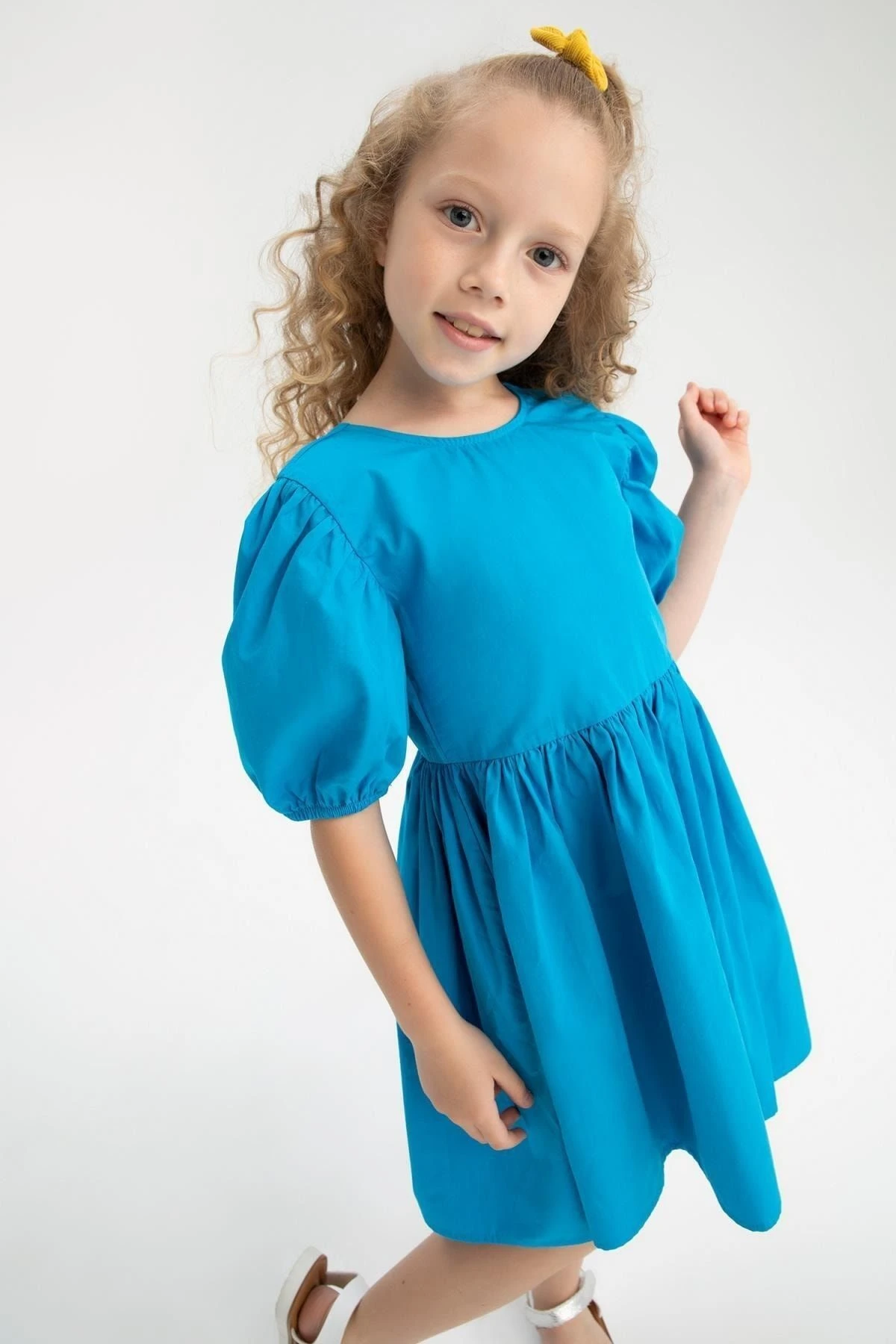 Defacto Kleid - Blau - Skater Kinder Kleider 285991812 5 Defacto Kleid - Blau - Skater Kinder Kleider 285991812 – Bild 3