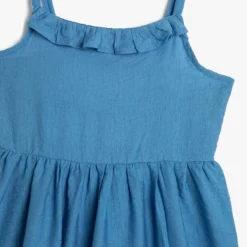 Koton Kleid - Blau - Smock-Kleid Kinder Kleider 711627228 -Deutschland Lady Echt Verkaufs-Shop 3 org zoom 1015