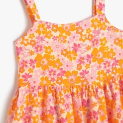 Koton Kleid - Orange - A-Linie Kinder Kleider 723400582 -Deutschland Lady Echt Verkaufs-Shop 3 org zoom 1019