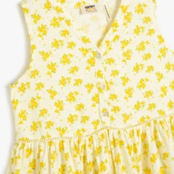 Koton Kleid - Gelb - A-Linie Kinder Kleider 695647143 -Deutschland Lady Echt Verkaufs-Shop 3 org zoom 1042