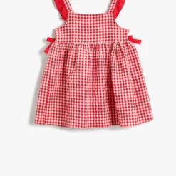 Koton Kleid - Rot - Smock-Kleid Kinder Kleider 268202870 -Deutschland Lady Echt Verkaufs-Shop 3 org zoom 1068